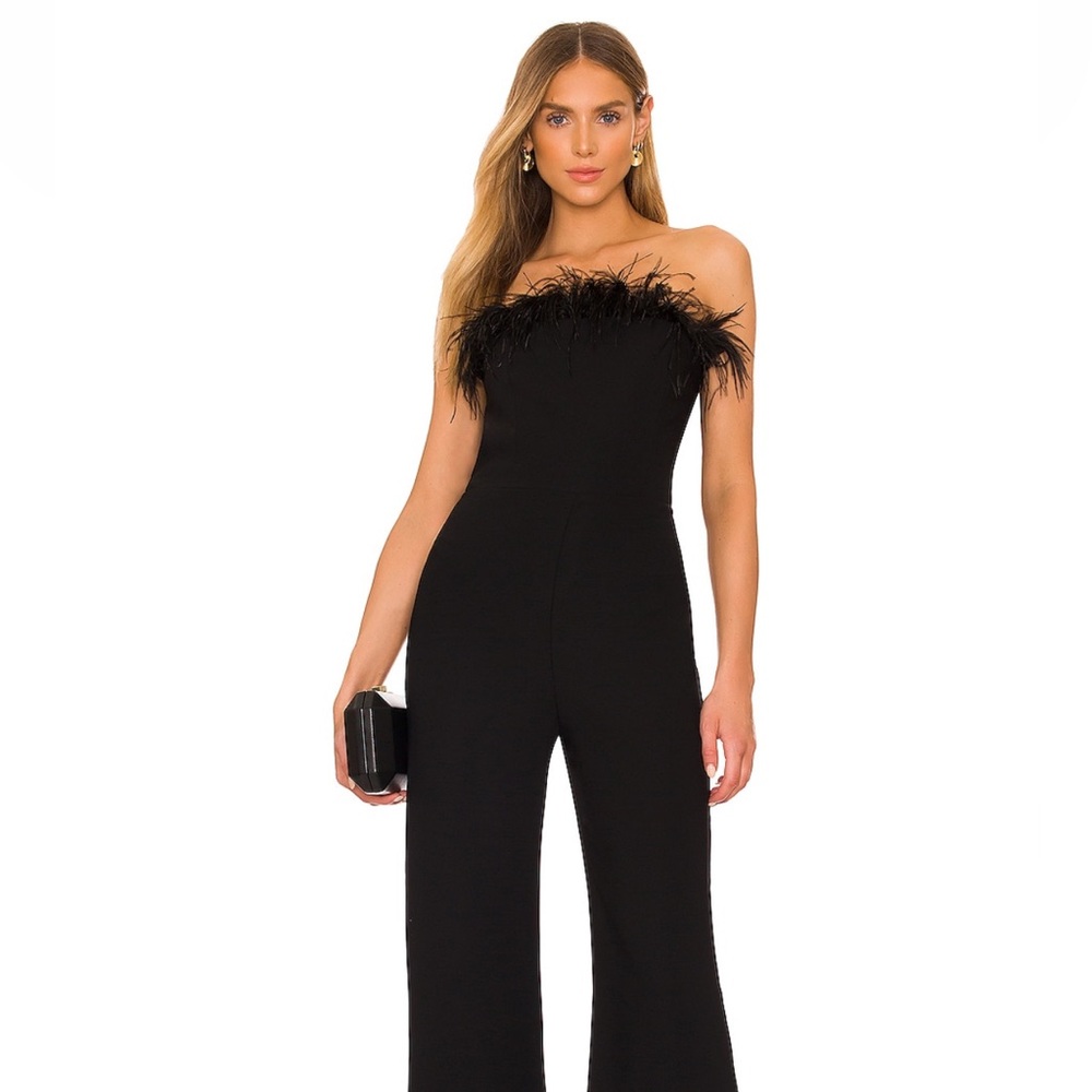 Amanda Uprichard x REVOLVE Amiah Jumpsuit in Black (NEW— no tags)